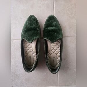 Birdies. THE STARLING. Evergreen velvet. Size 7